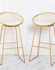 Wrought Iron Bar Stools (Set of 2) - From Where -