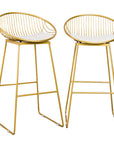 Wrought Iron Bar Stools (Set of 2) - From Where -