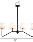 Wrought Iron Industrial Chandelier - From Where -
