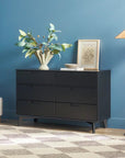 Yarber 6 Drawer Wood Double Dresser - From Where -