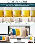 Yellow Set of 2 Throw Pillow Covers - From Where -