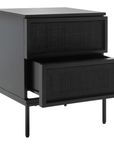 Zadie 2 Drawer Rattan Nightstand - From Where Finds -