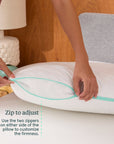 Zip Comfort Pillow - From Where Finds -