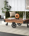 Zona Solid Wood Top Coffee Table - From Where -