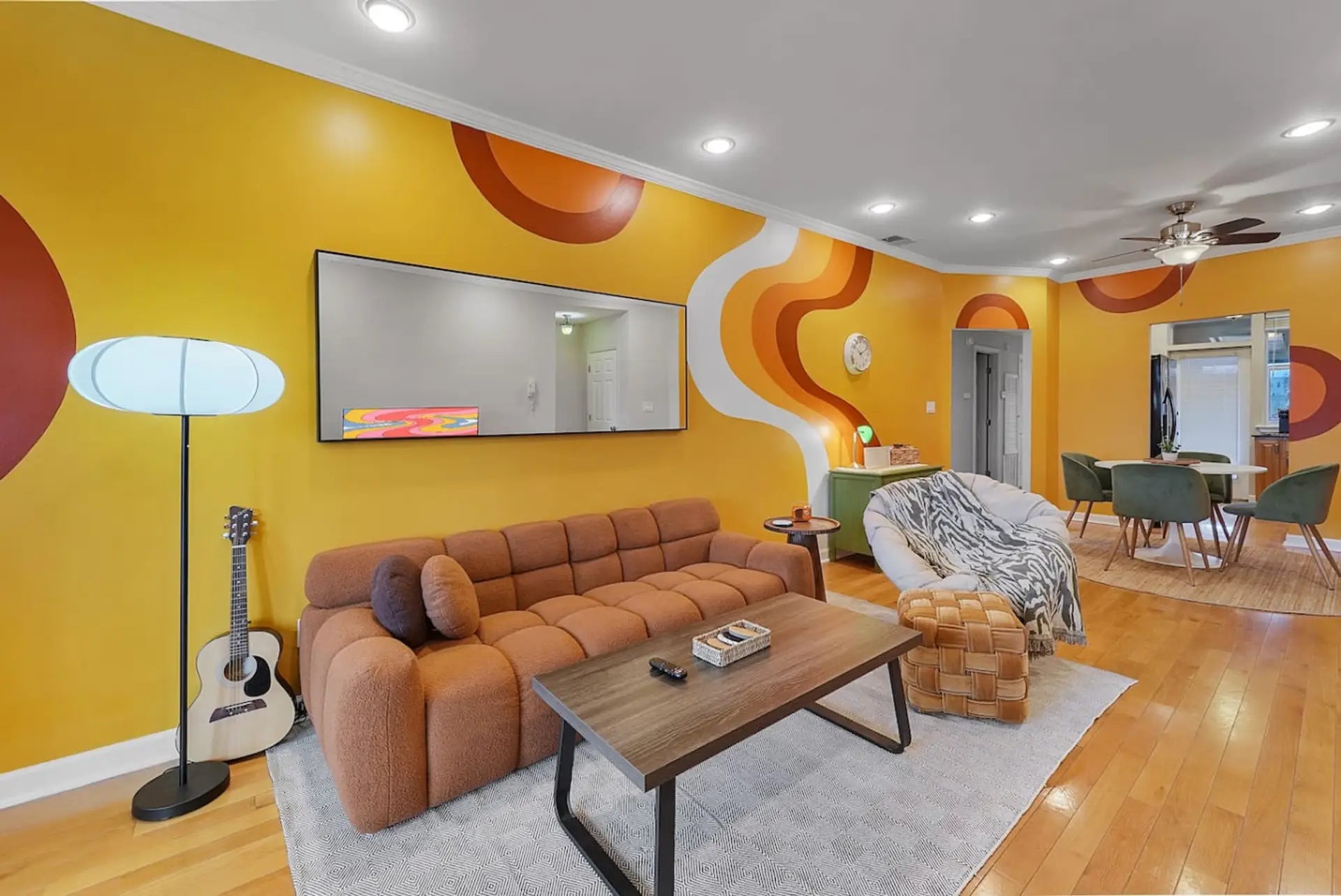 70s Groove Pad | Time-Travel Vibes & Balcony Fun!