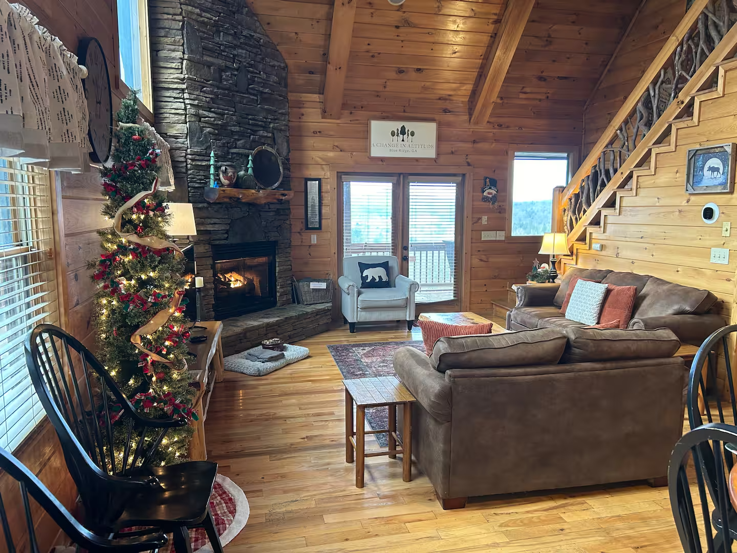 All Season Sunset View Blue Ridge Mountain Getaway