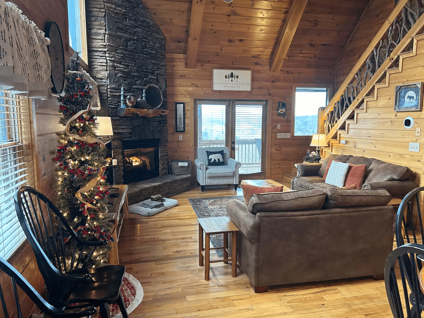 All Season Sunset View Blue Ridge Mountain Getaway
