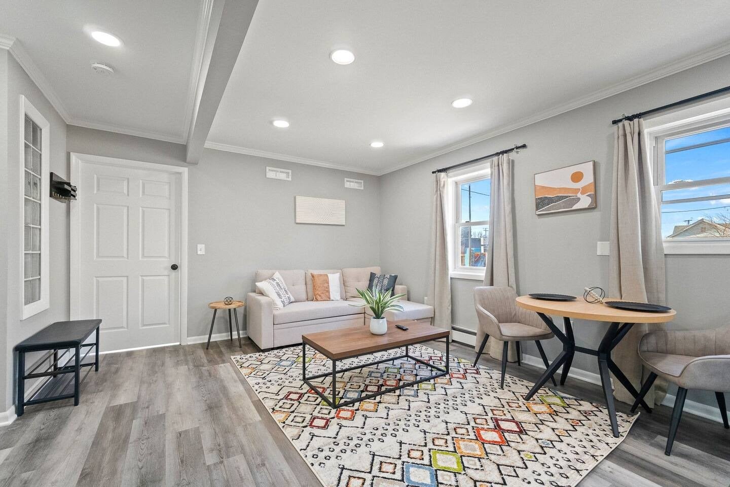 Apt w/ King Bed, Free Parking, by Electric Works!