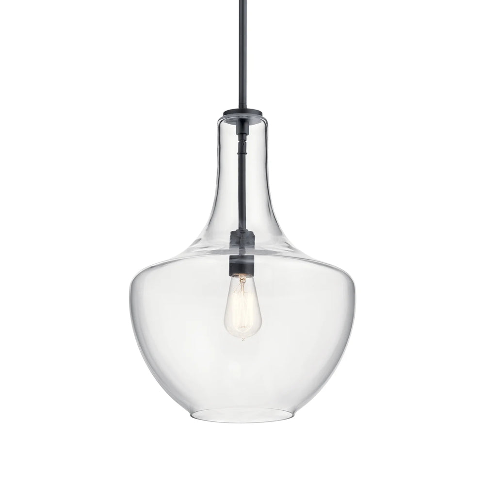 Clear Glass Pendant Light