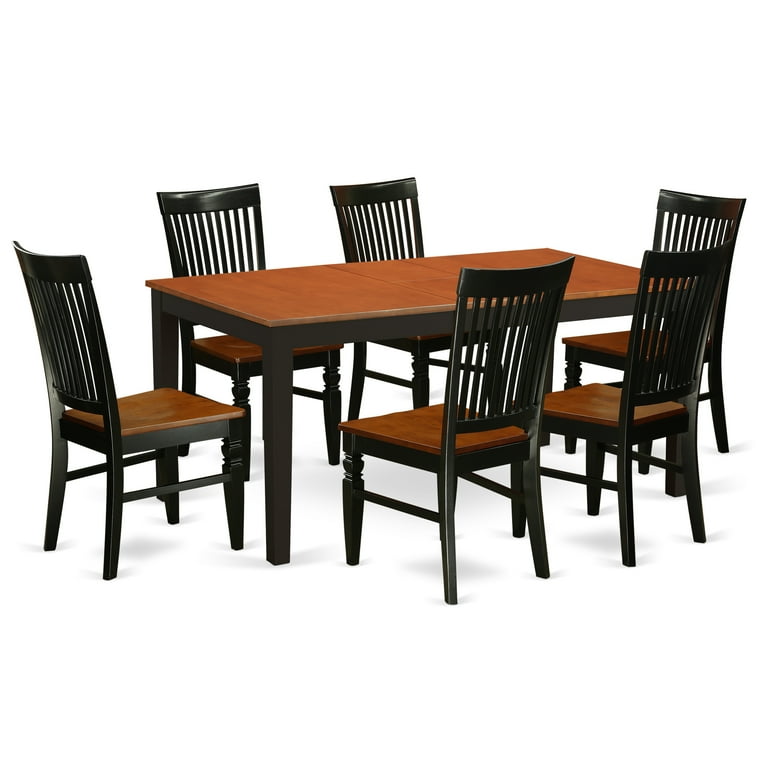 https://www.walmart.com/ip/East-West-Furniture-Nicoli-7-piece-Table-and-Kitchen-Chair-Set-in-Black-Cherry/692175230