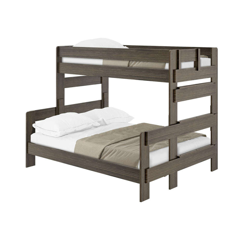 Rustic Twin XL over Queen Bunk Bed