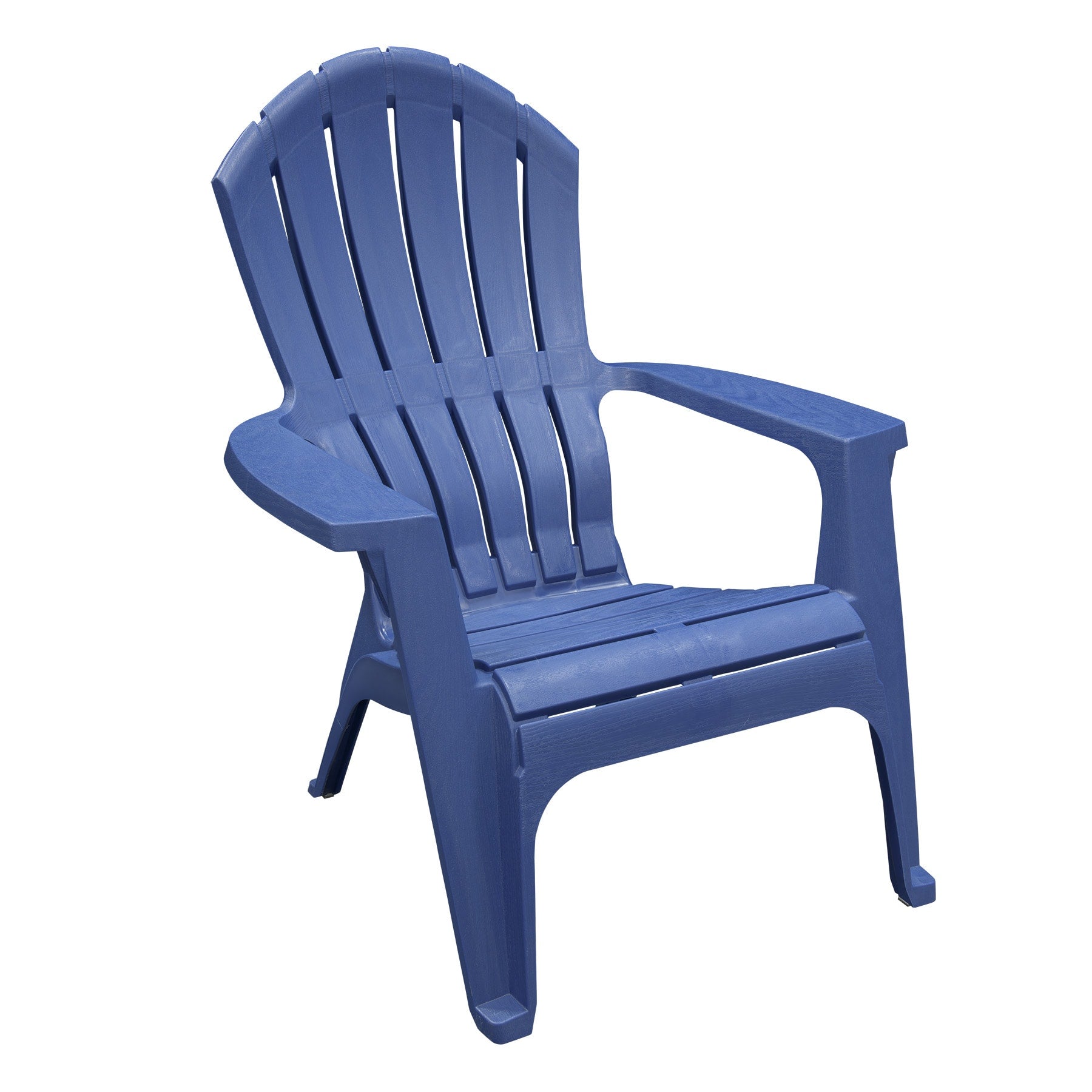 Adams Mfg Corp Stackable Plastic Stationary Adirondack Chair s with Slat Seat