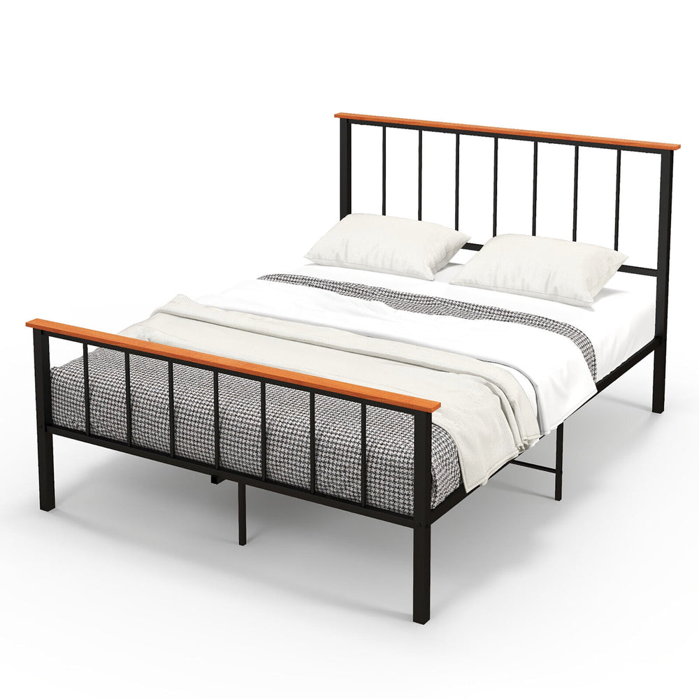 Queen Size Metal Platform Bed Frame