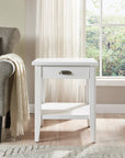 1 - Drawer End Table with Shelf - From Where - 