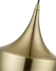 10 inch Antique Brass Pendant Ceiling Light - From Where - 