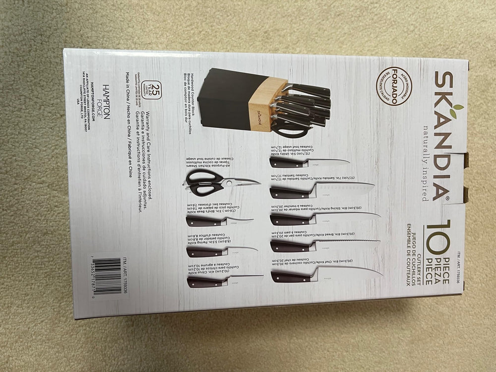 10 - Piece Knife Set - From Where - 
