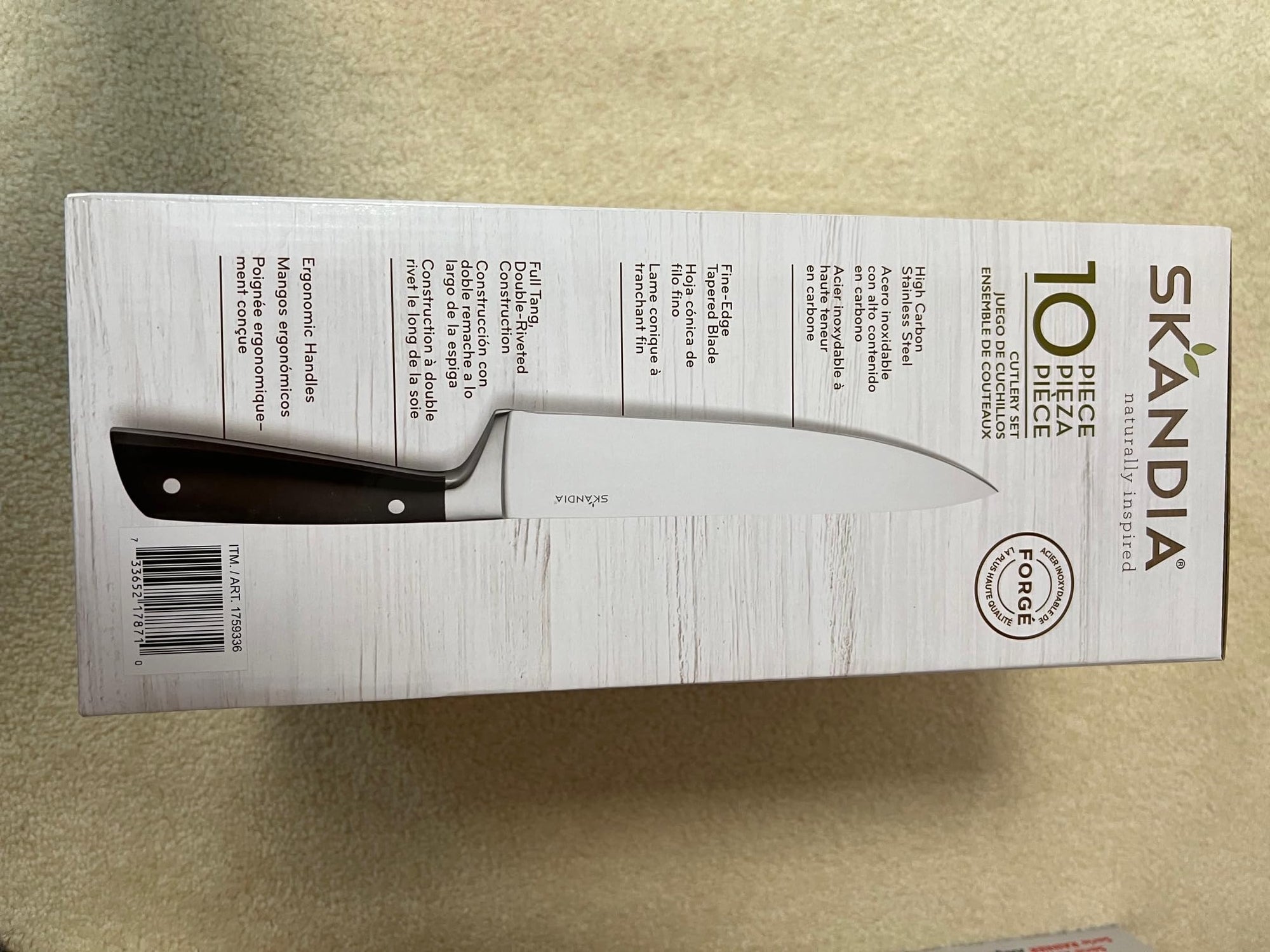 10 - Piece Knife Set - From Where - 