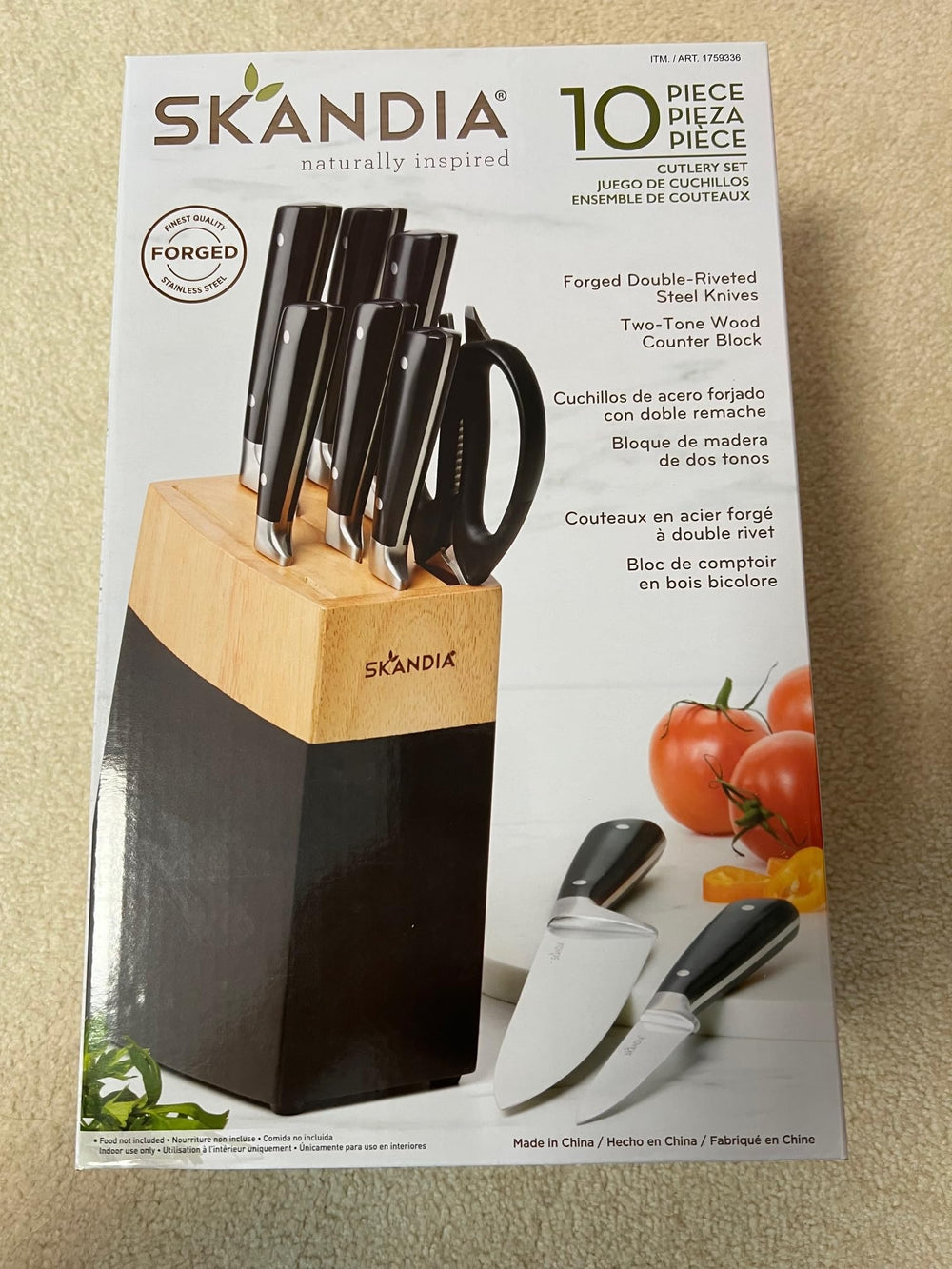 10 - Piece Knife Set - From Where - 