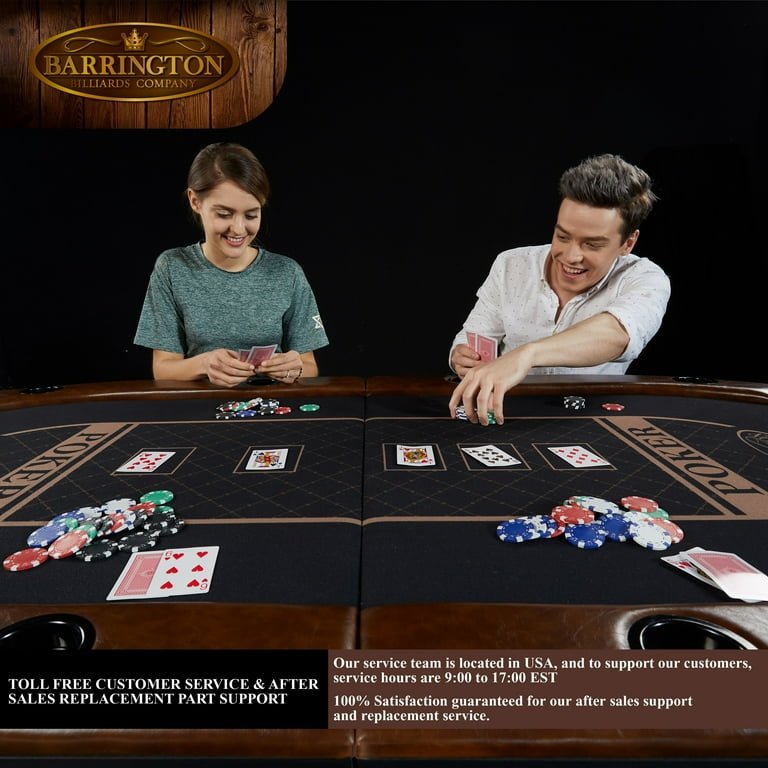 10 Player Brown Poker Table - From Where - 