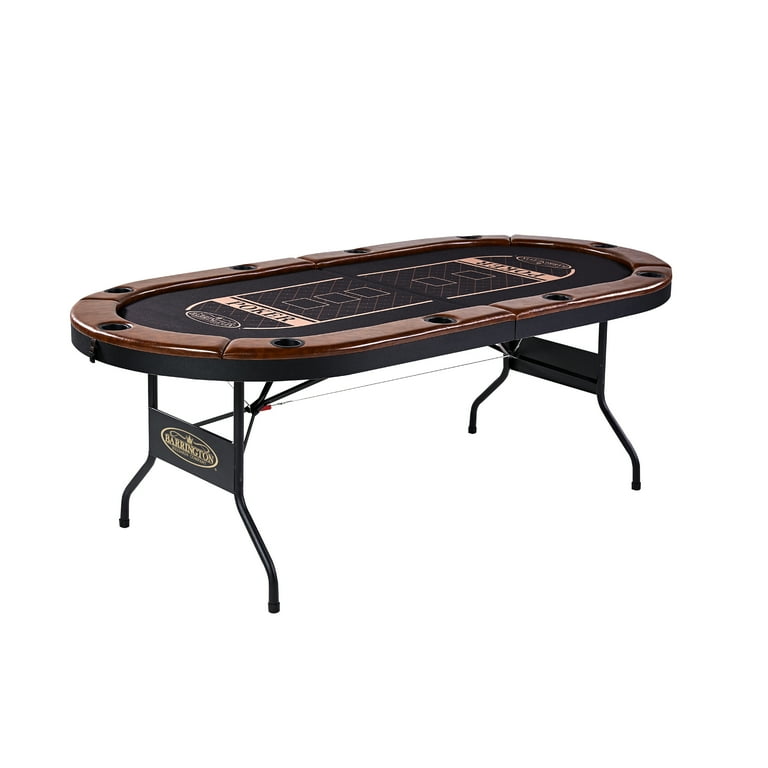 10 Player Brown Poker Table - From Where - 
