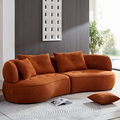 109‘’ Luxurious Curved Sectional Sofa