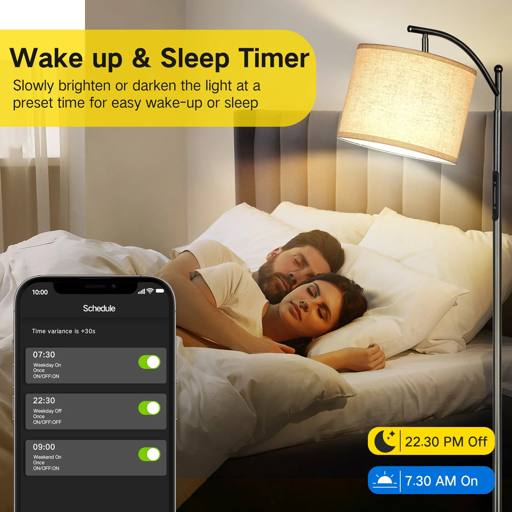 63" Dimmable Arc Floor Lamp