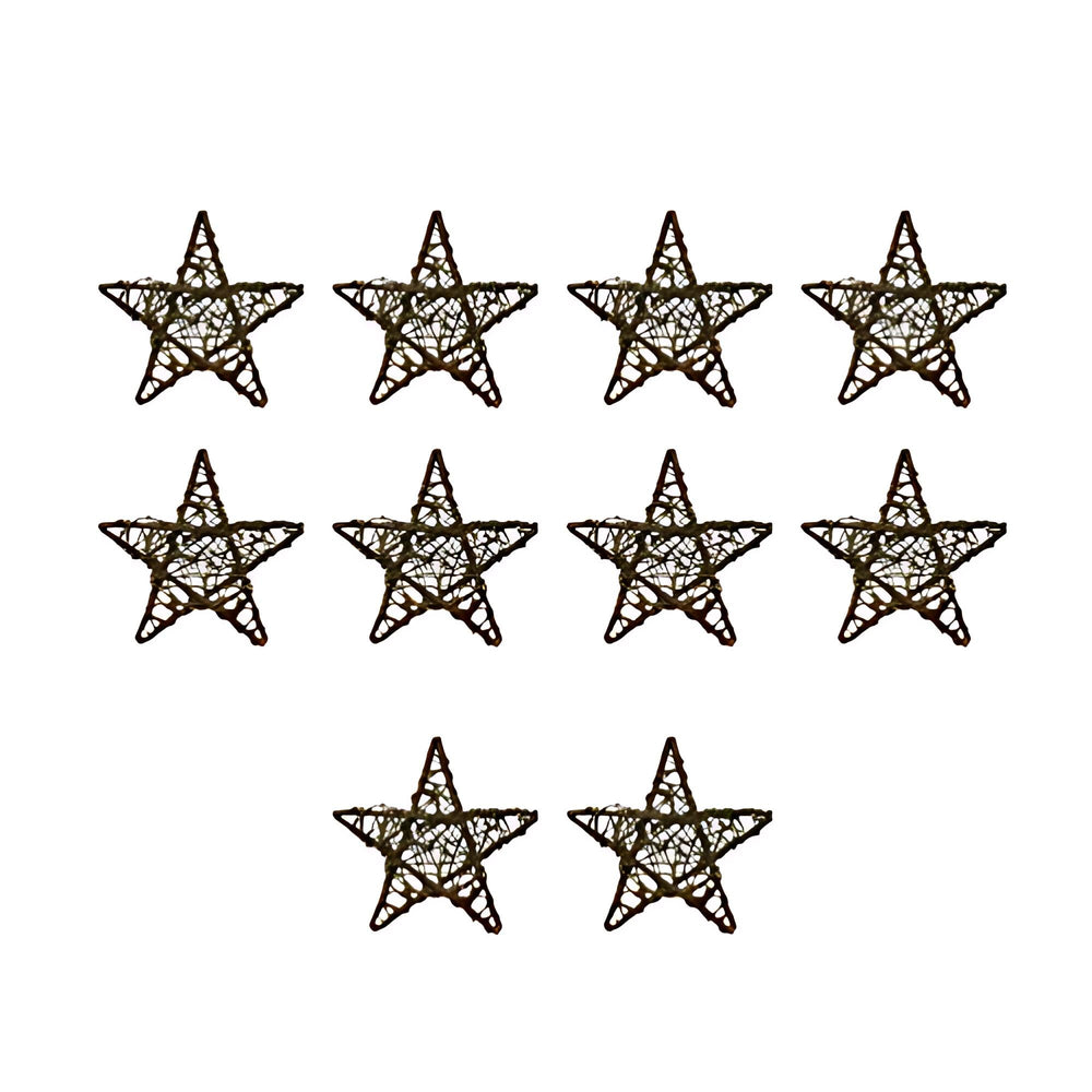 10pcs Rattan Star Decorations Ornaments - From Where - 