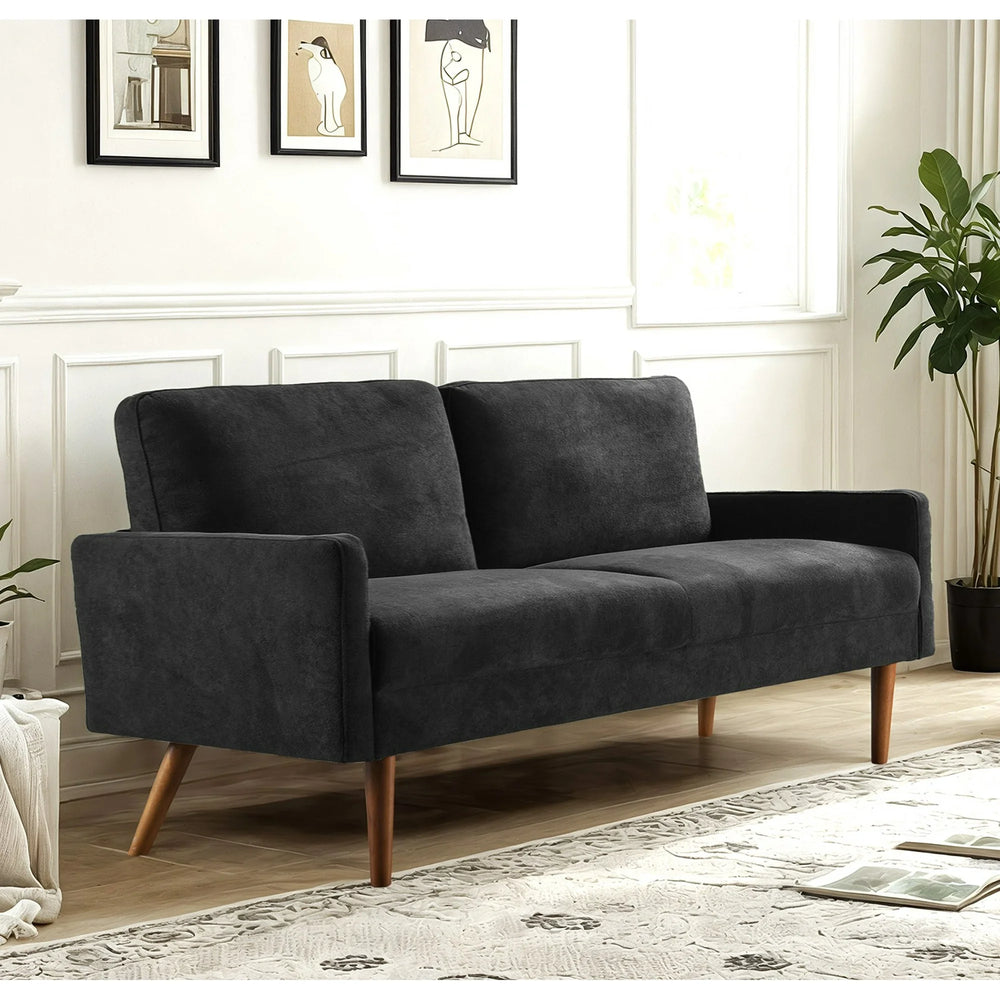 3 Seater Sofa Couch with Wood Legs