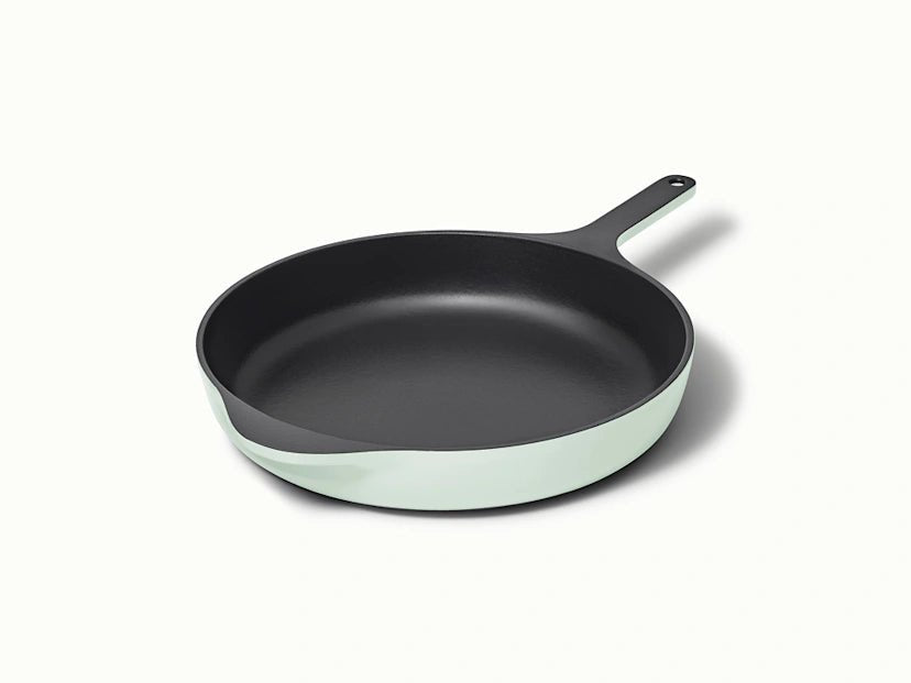 12” Enameled Cast Iron Large Skillet - From Where Finds - 