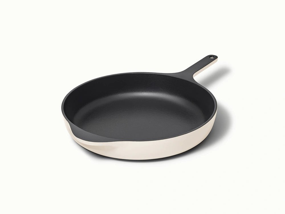 12” Enameled Cast Iron Large Skillet - From Where Finds - 