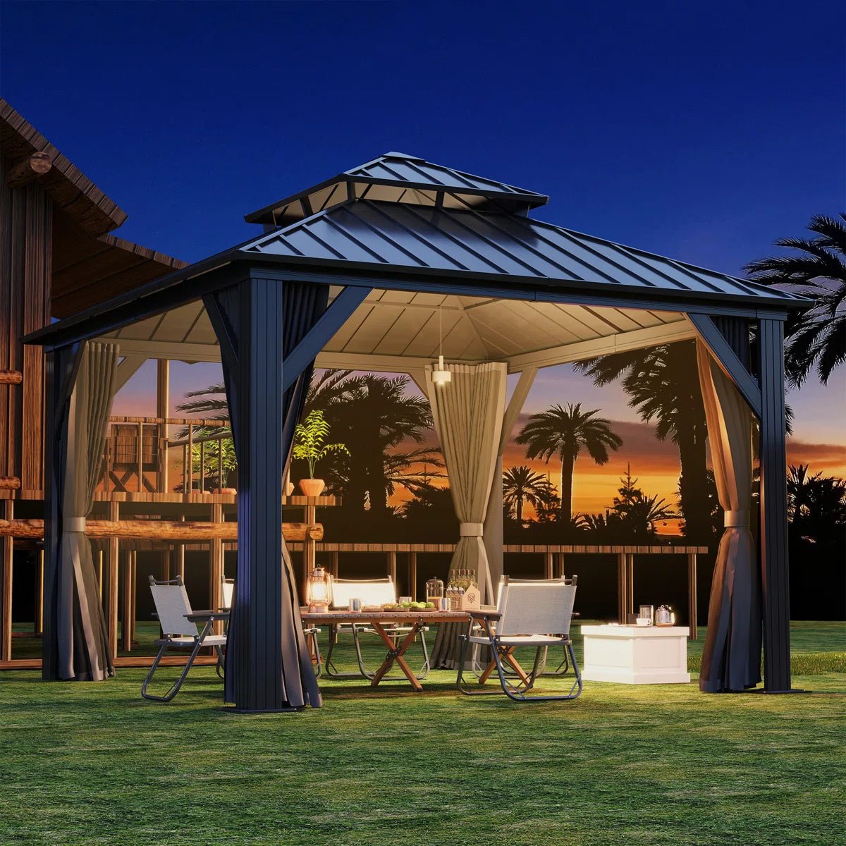 12 Ft. Aluminum Patio Gazebo - From Where - 