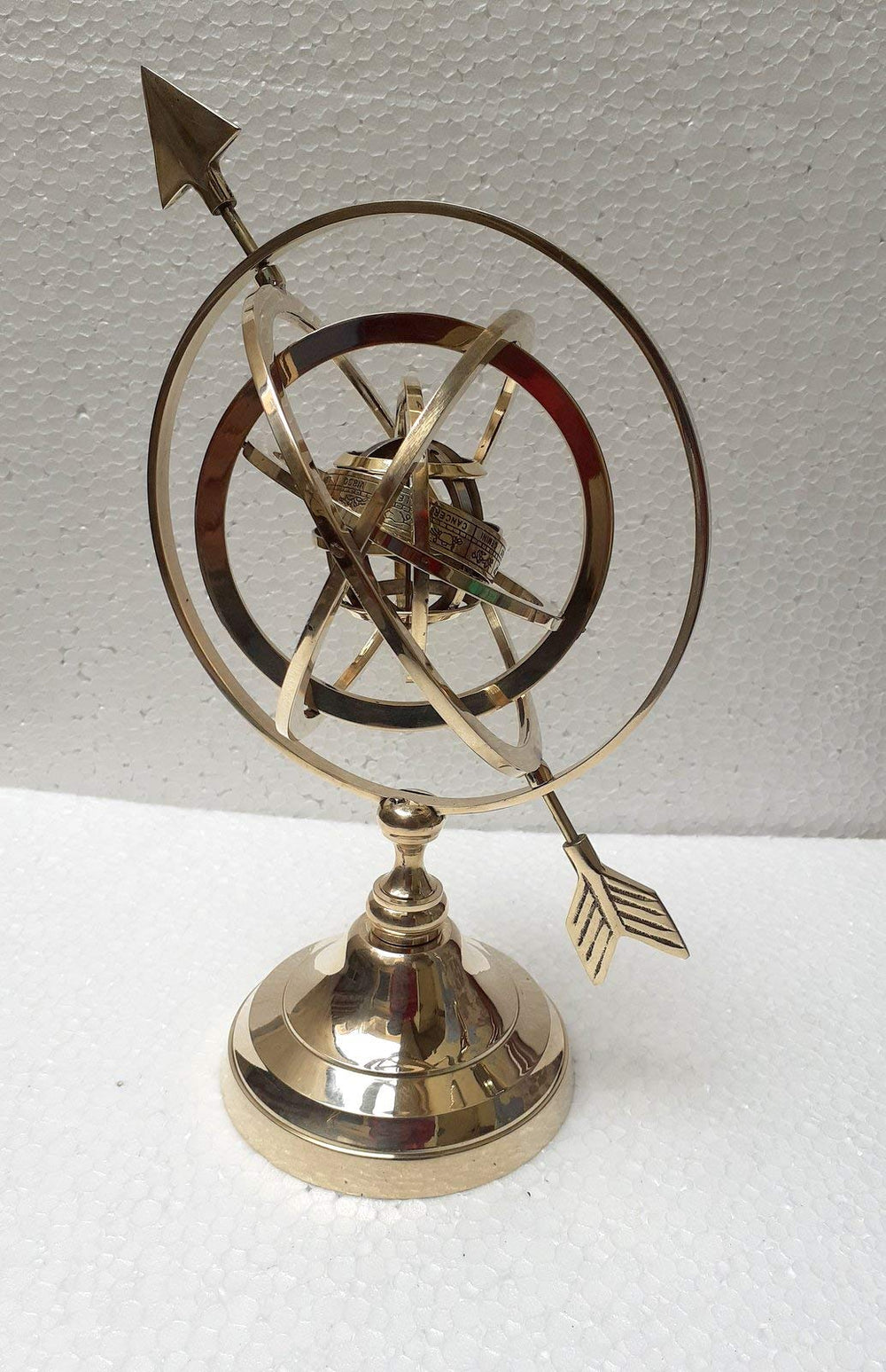 12 Inch Brass Celestial Globe - From Where - 