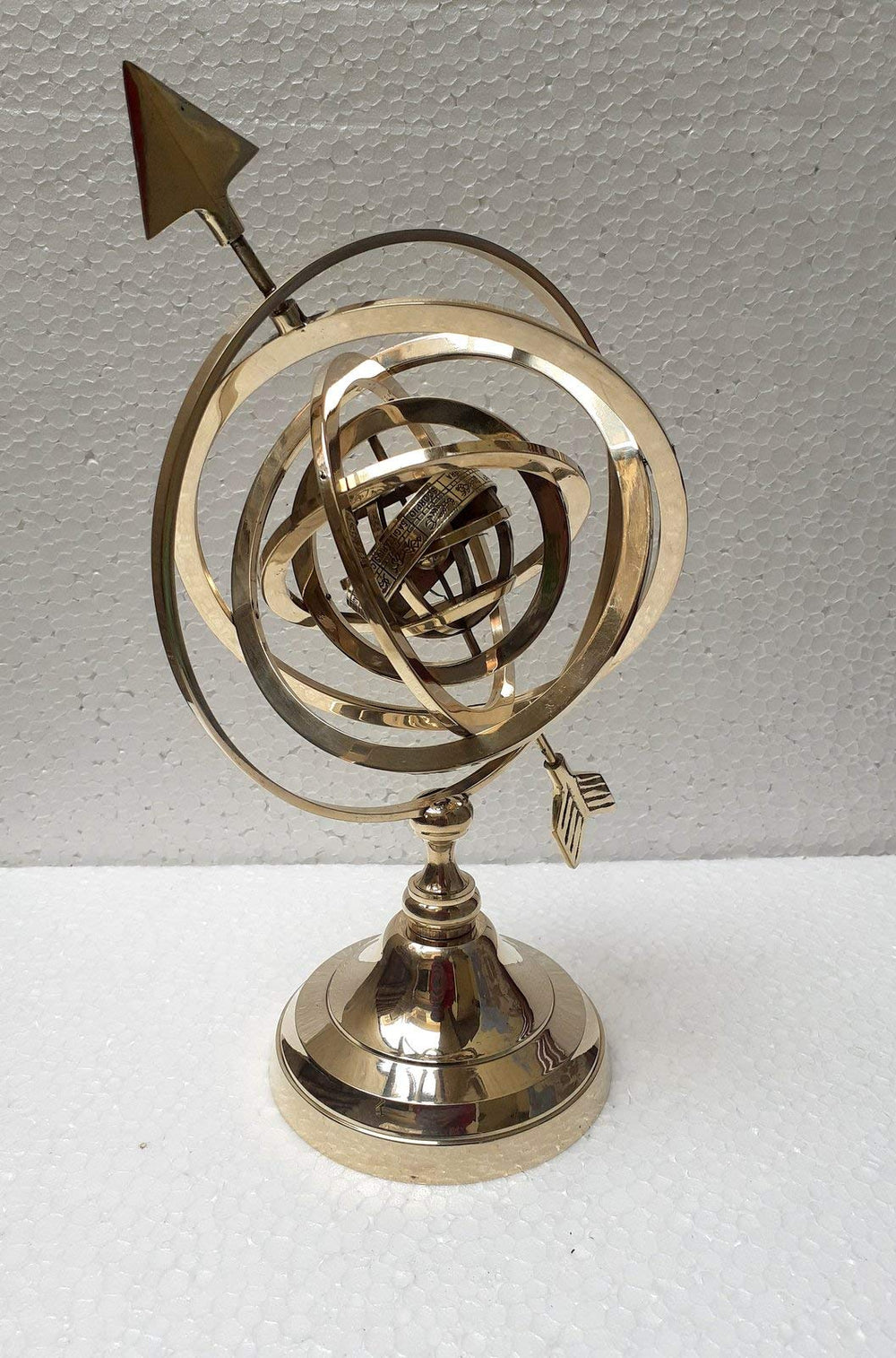 12 Inch Brass Celestial Globe - From Where - 