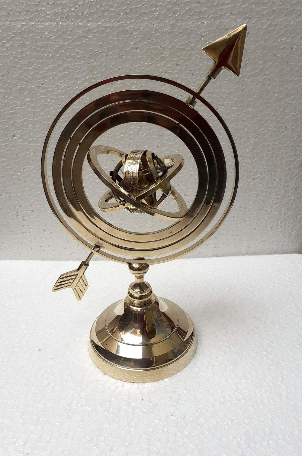 12 Inch Brass Celestial Globe - From Where - 