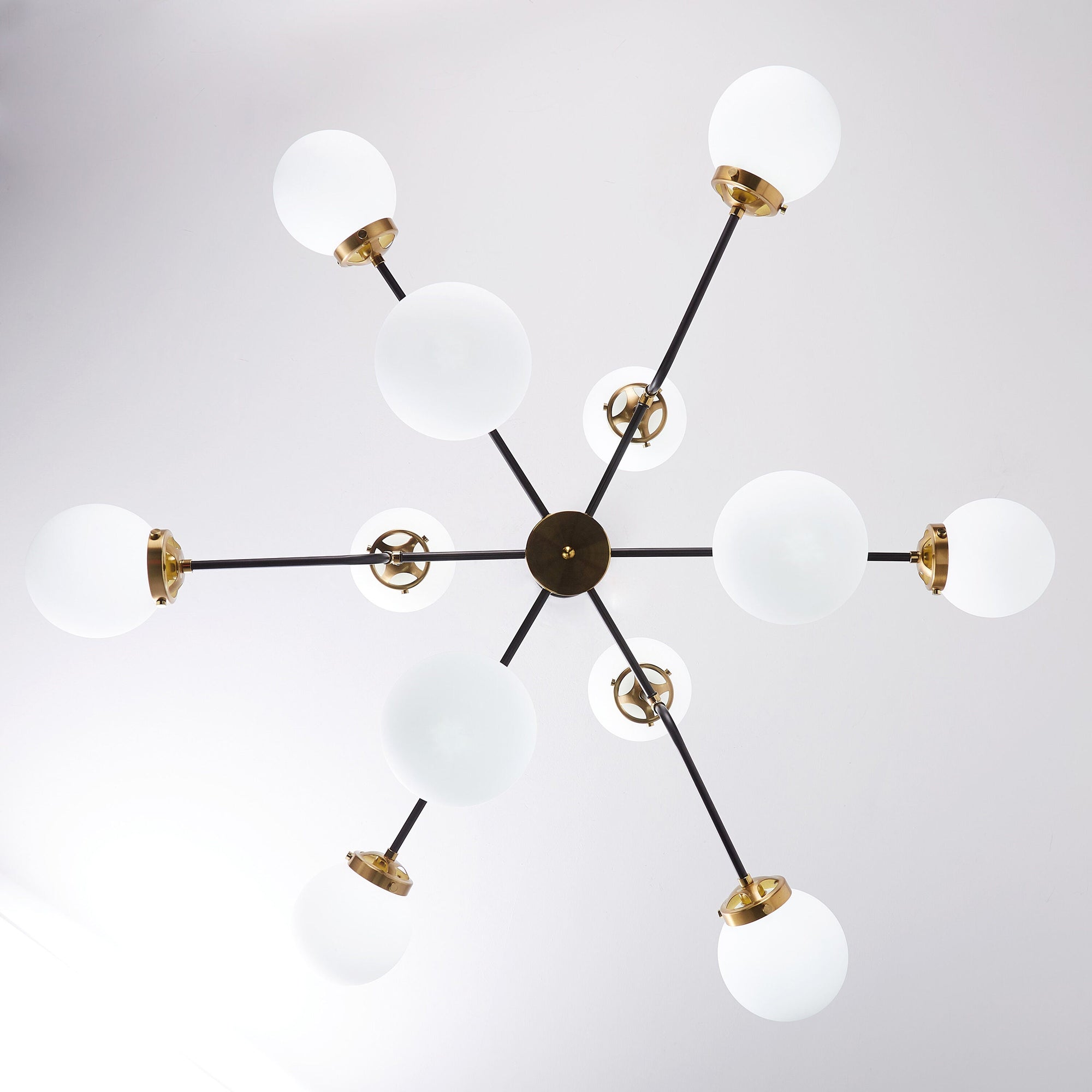12 - Light Black Industrial Chandelier - From Where - 