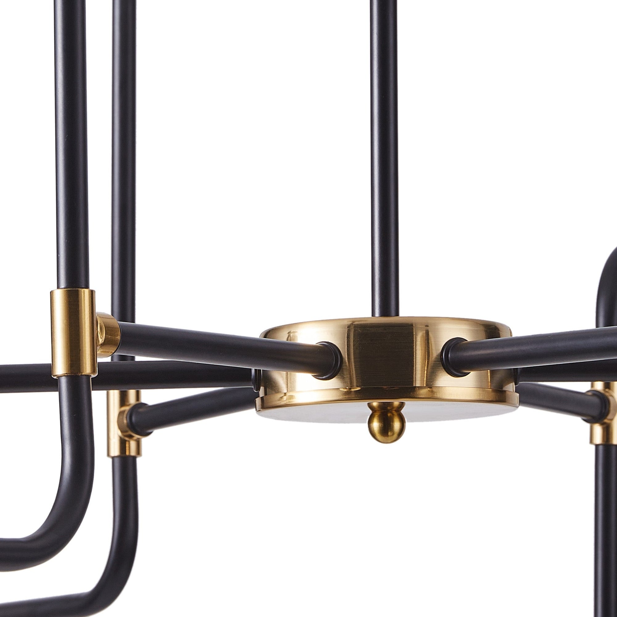 12 - Light Black Industrial Chandelier - From Where - 