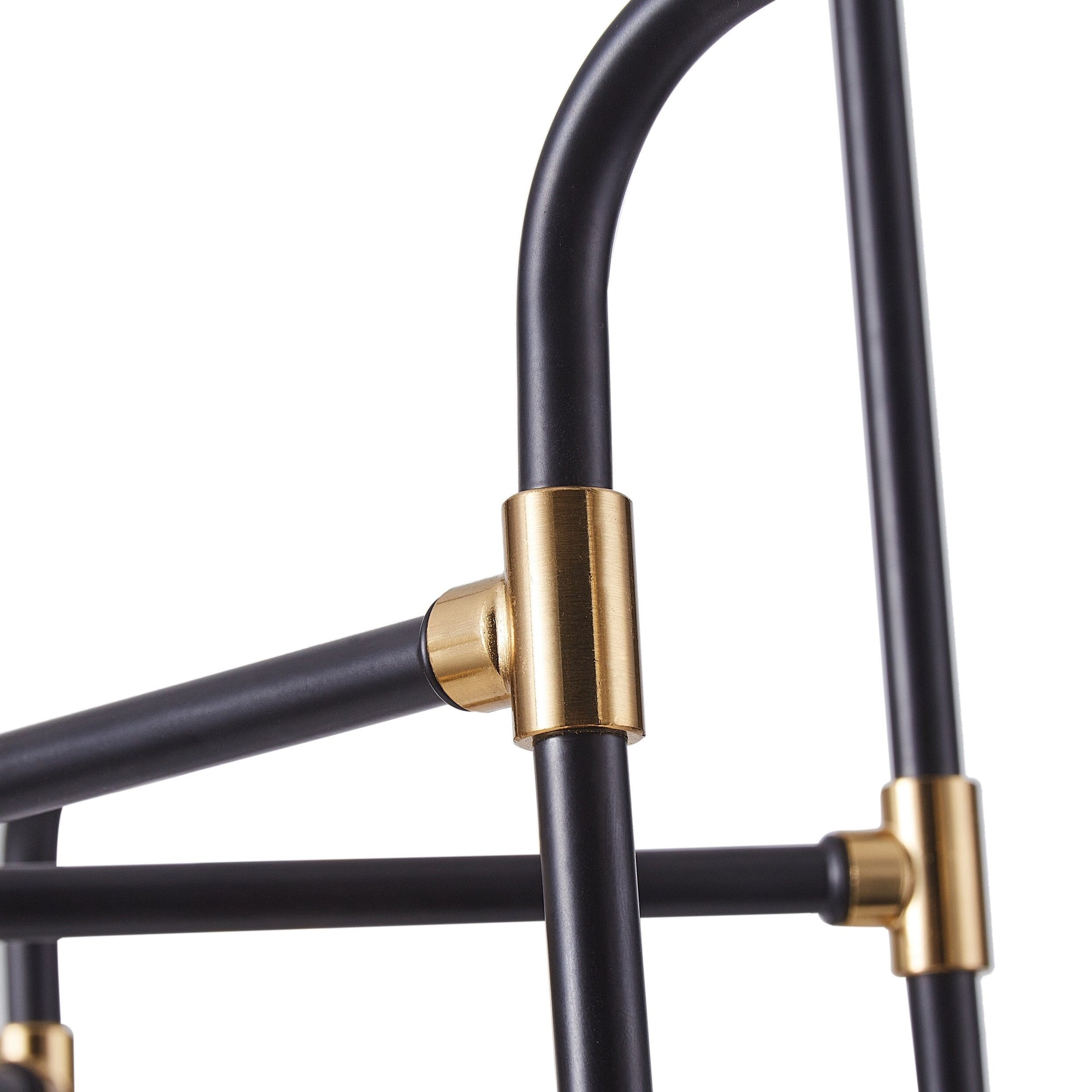 12 - Light Black Industrial Chandelier - From Where - 