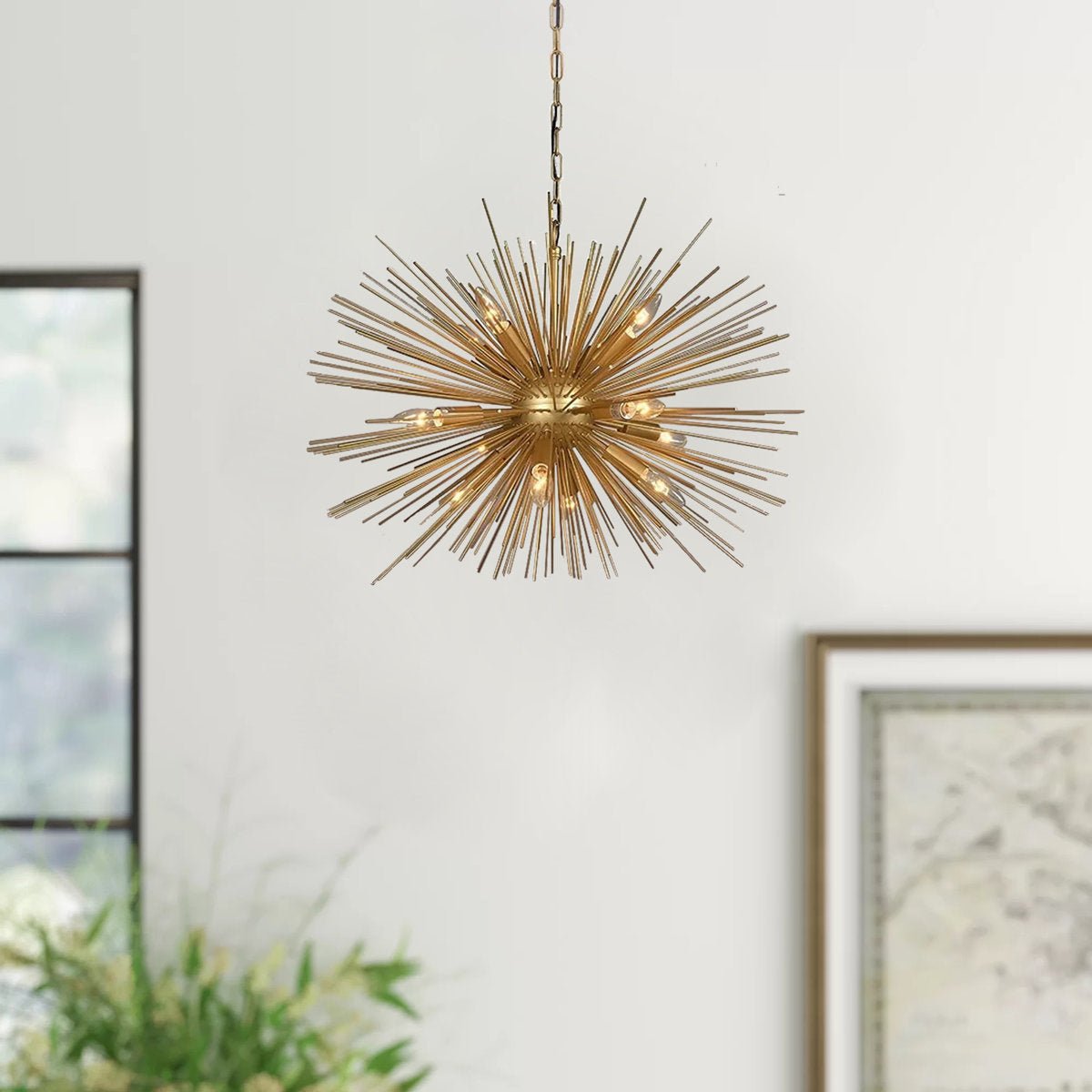 12 - Light Dimmable Sputnik Chandelier - From Where - 