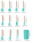 12 - Piece Silicone Cooking Utensils Set with Holder - From Where - 