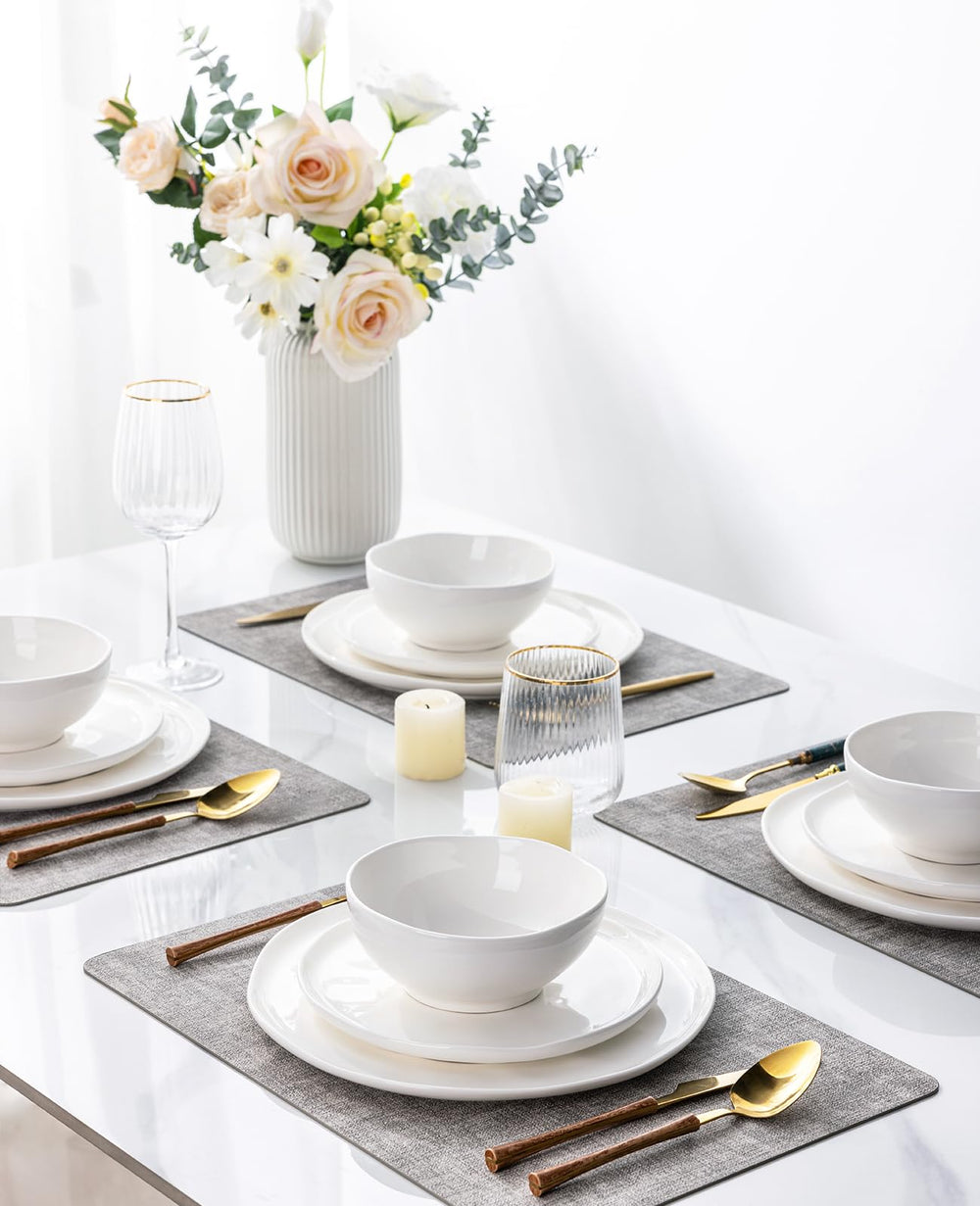 12 - Pieces Ceramic Dinnerware Sets - From Where - 