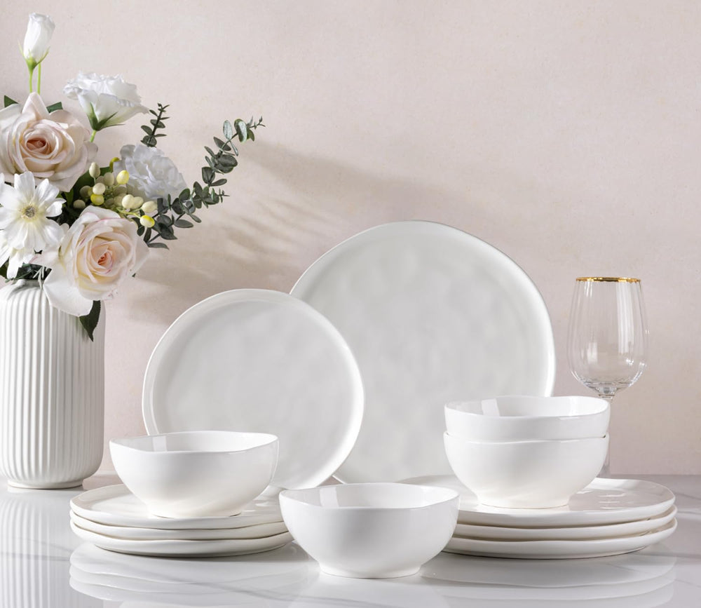 12 - Pieces Ceramic Dinnerware Sets - From Where - 