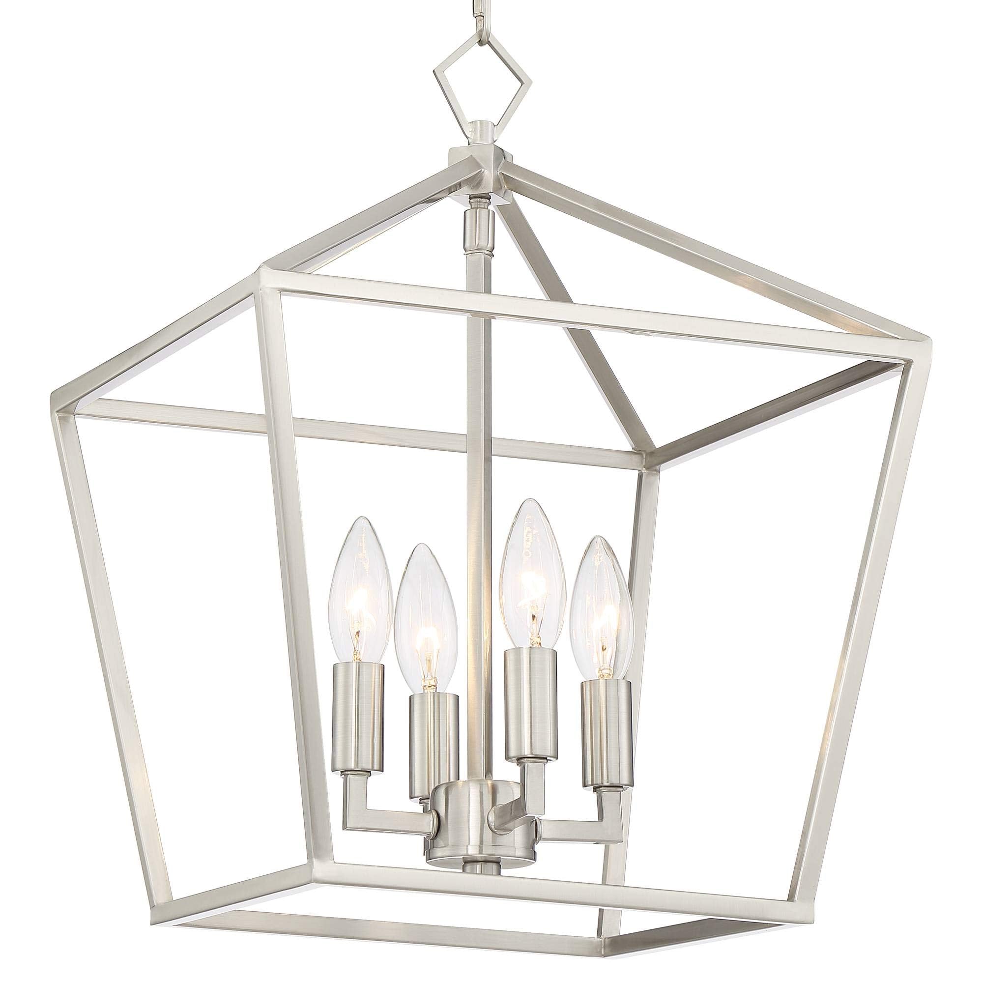 13 "Nickel Pendant Chandelier - From Where - 