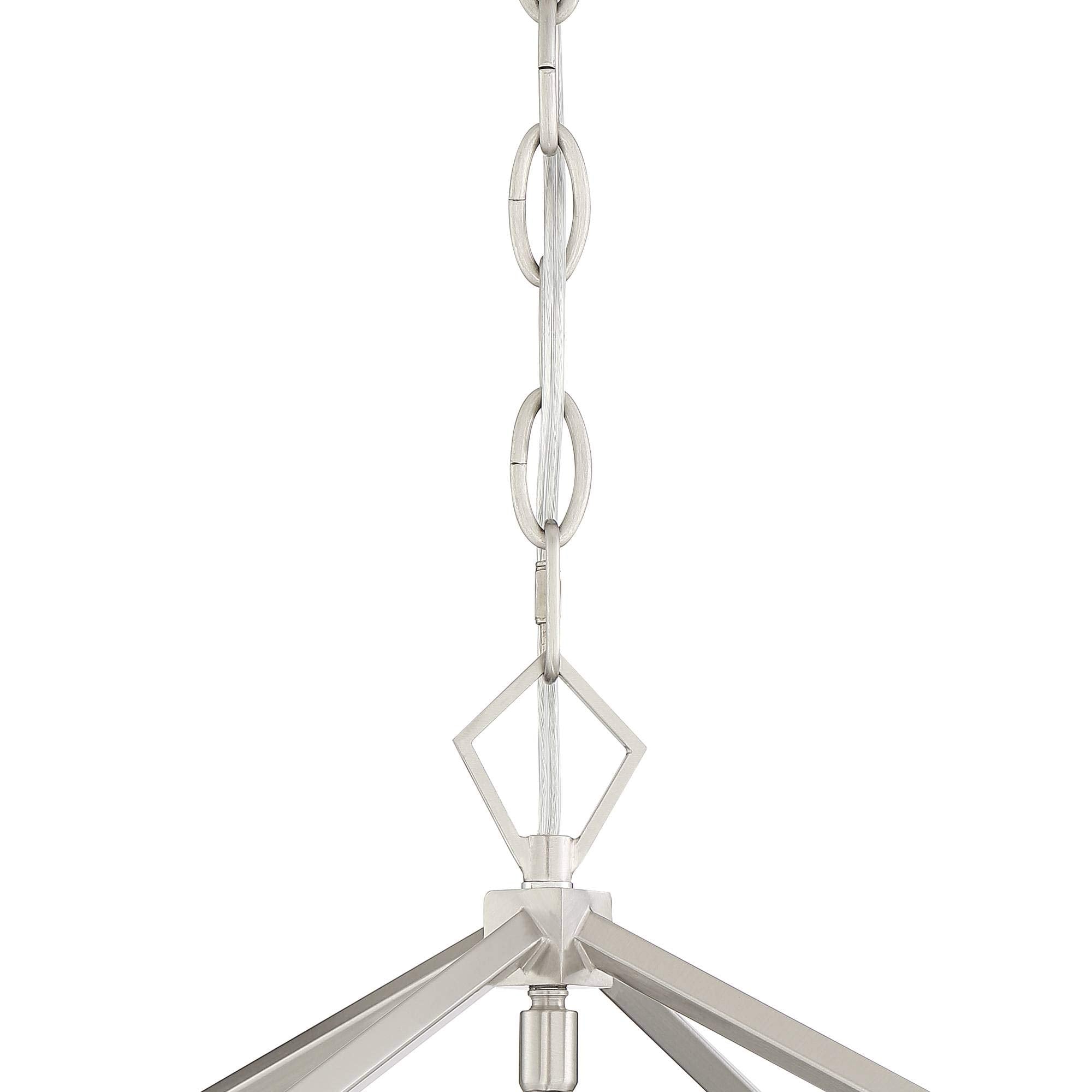 13 &quot;Nickel Pendant Chandelier - From Where - 