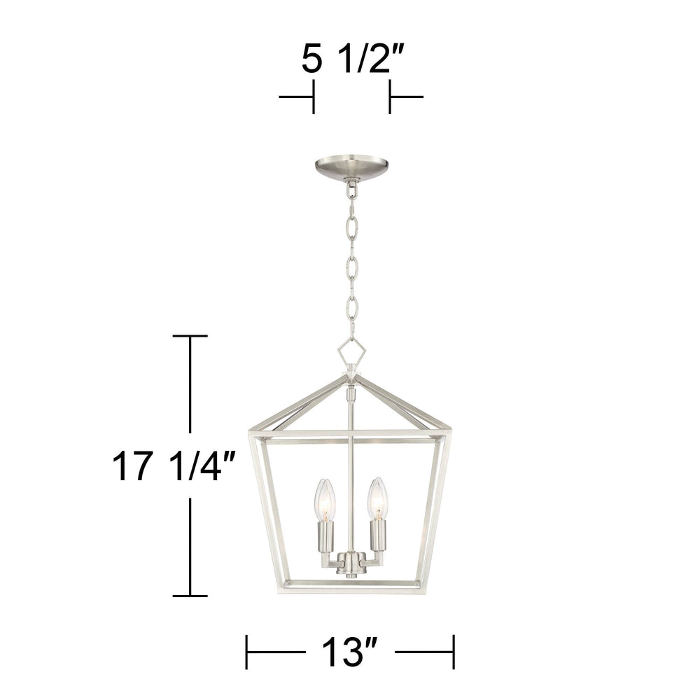 13 &quot;Nickel Pendant Chandelier - From Where - 