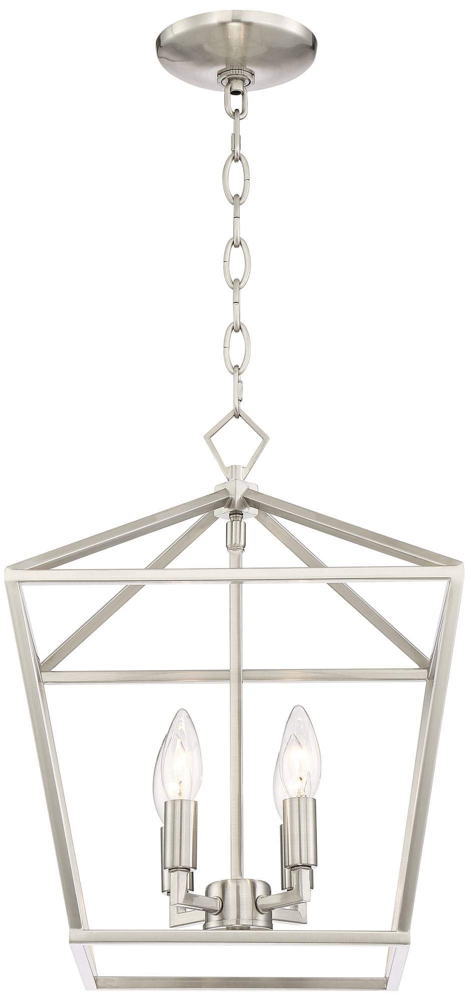 13 "Nickel Pendant Chandelier - From Where - 