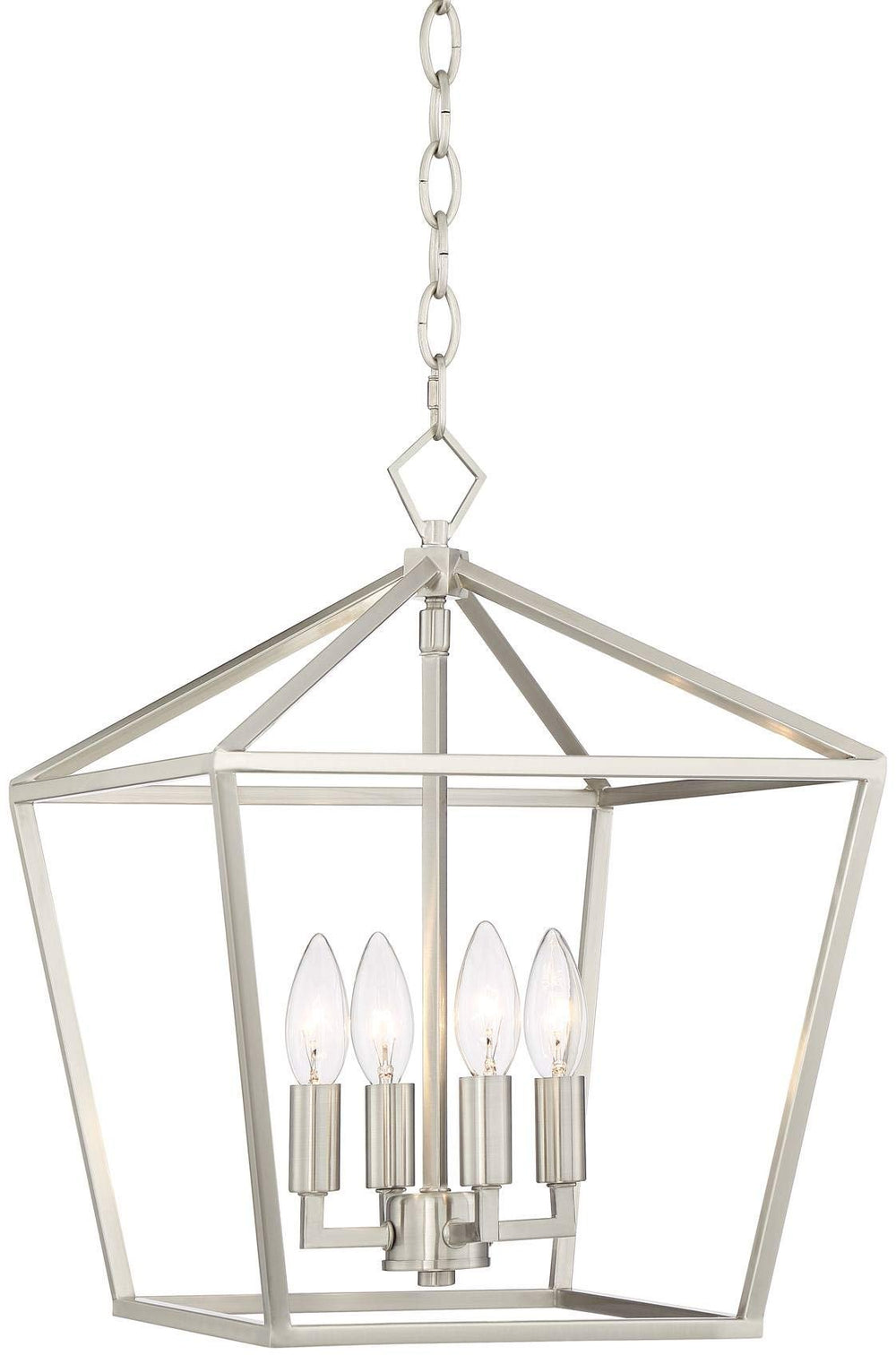 13 &quot;Nickel Pendant Chandelier - From Where - 