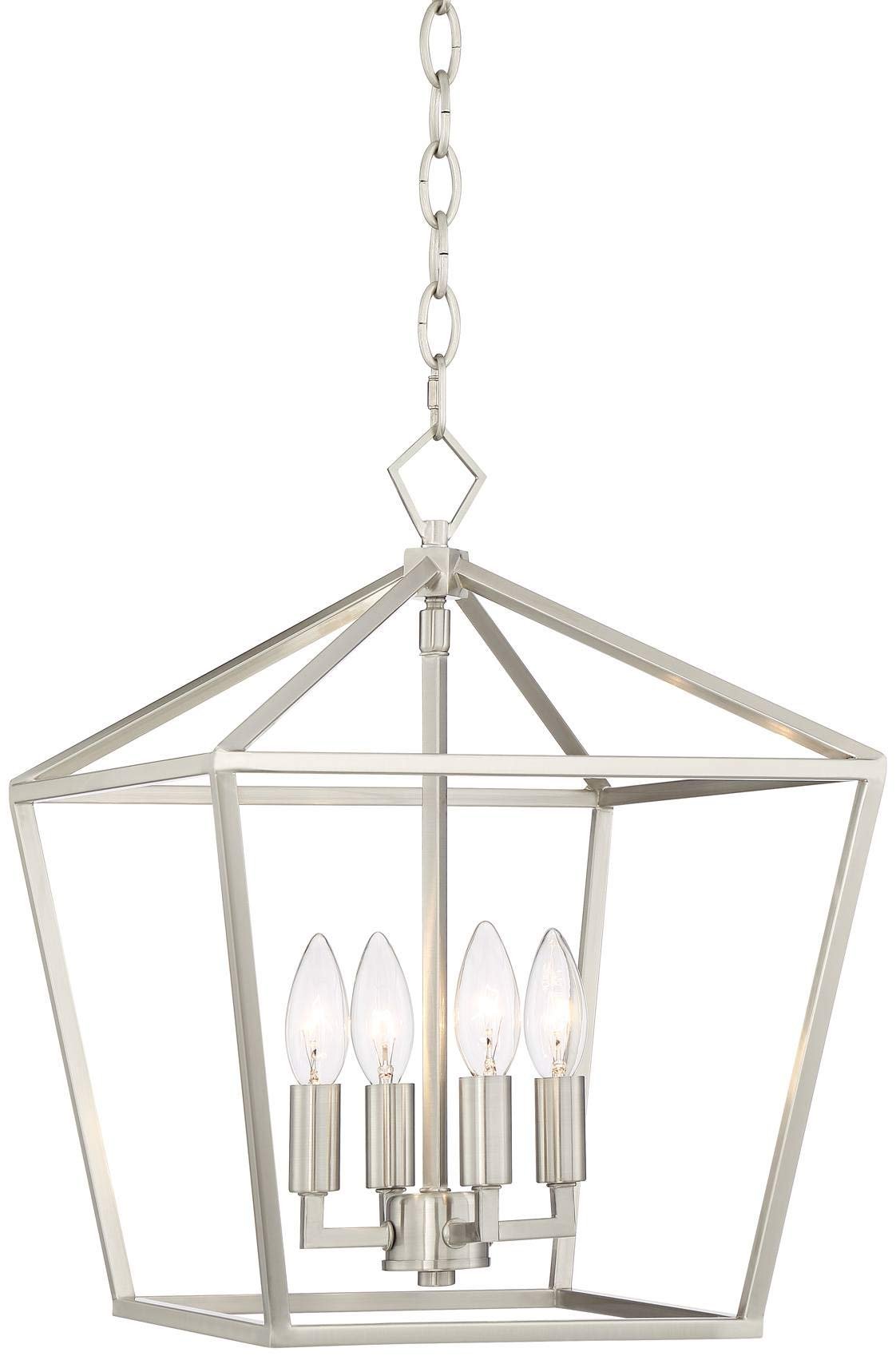 13 "Nickel Pendant Chandelier - From Where - 
