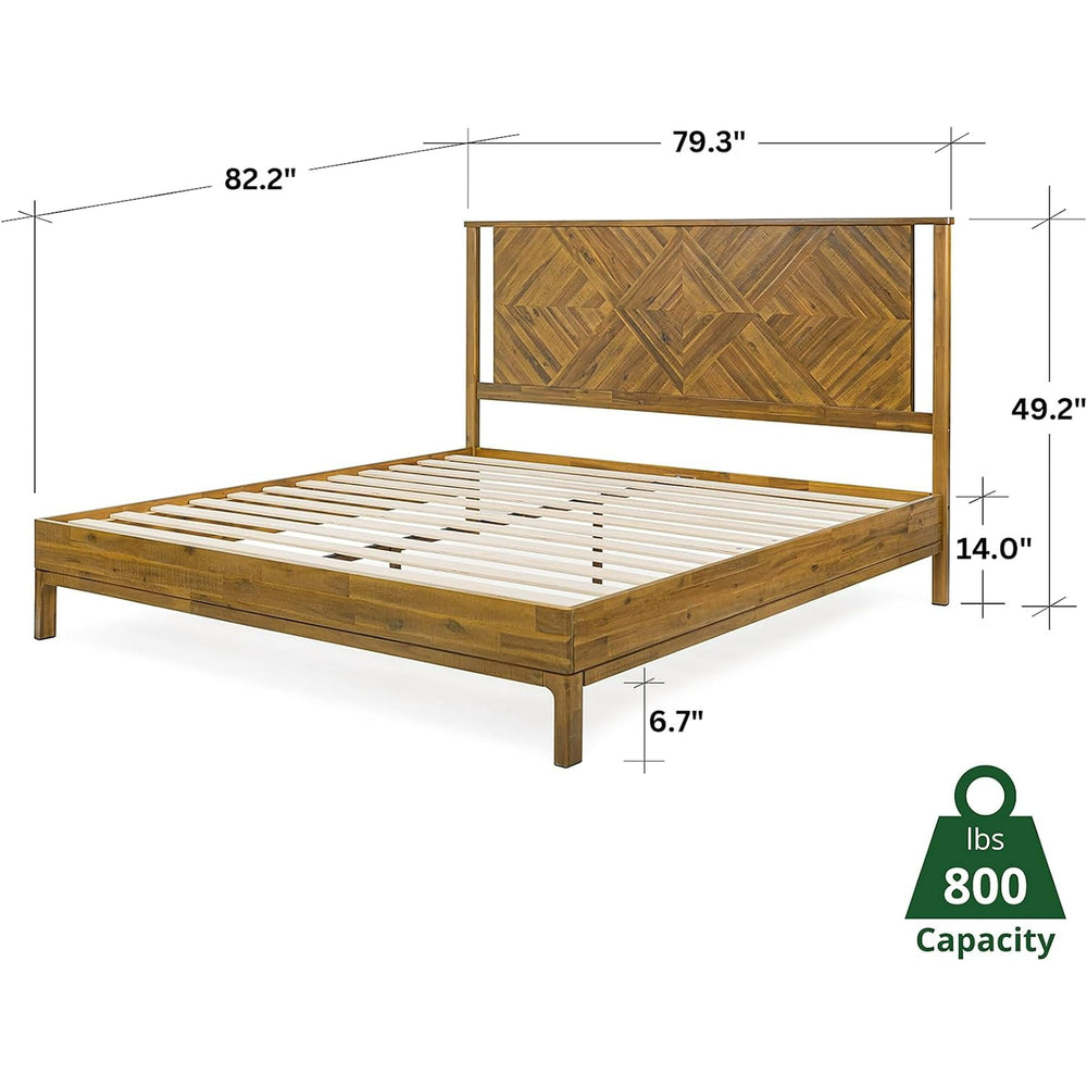 Ethan Solid Wood King Bed Frame