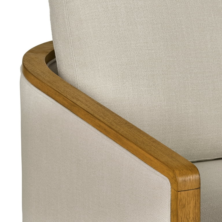 Better Homes & Gardens Windsor Swivel Accent Chair, Cream