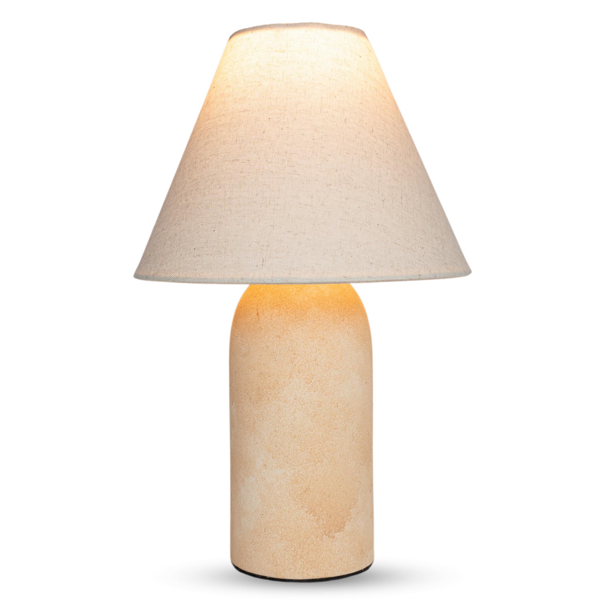 14" Organic Boho Small Table Lamp - From Where - 